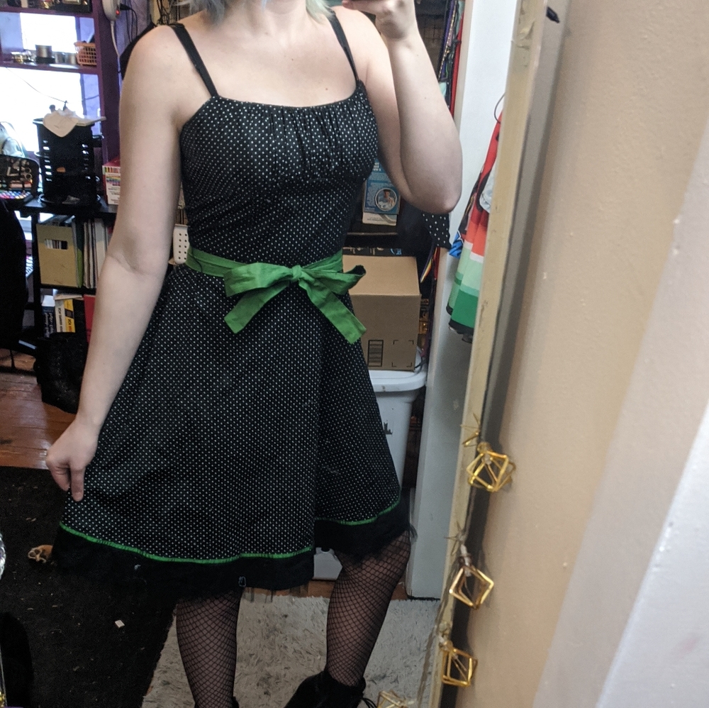 Maurices polka dot 50's style dress